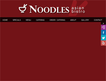 Tablet Screenshot of noodlesbistro.com